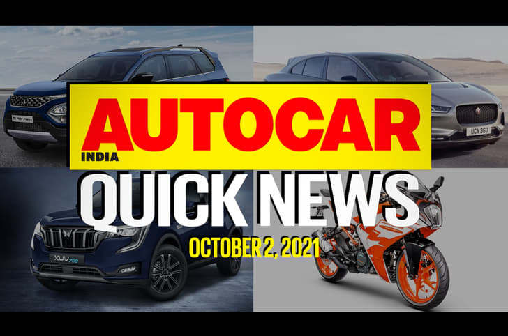 Quick News video: October 2, 2021