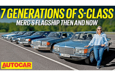 All generations of the Mercedes-Benz S-Class video feature