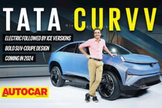 Tata Curvv concept walkaround video