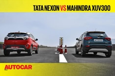 Tata Nexon vs Mahindra XUV300 drag race video