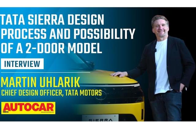 Martin Uhlarik on designing the new Tata Sierra