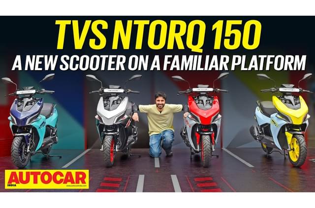 TVS Ntorq 150 walkaround video