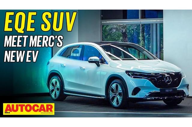 Mercedes EQE SUV Walkaround video