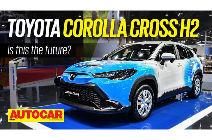 Auto Expo 2023: Toyota Corolla Cross H2 walkaround video