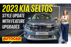 Kia Seltos facelift walkaround video