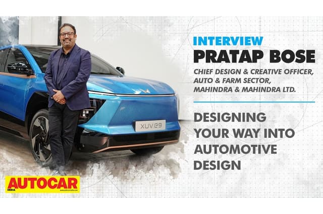 Pratap Bose on careers in auto design, Indian design schools and more