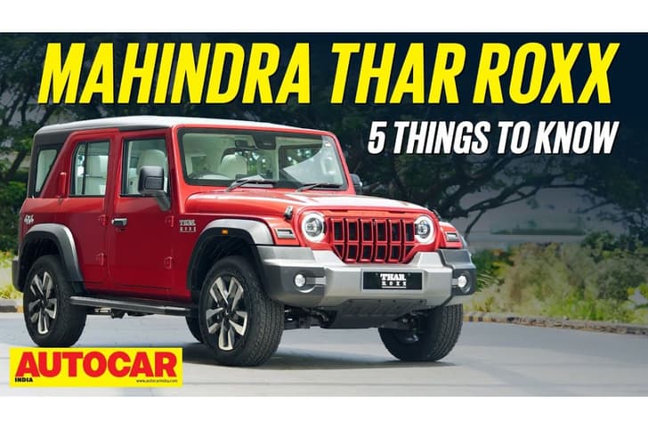 Mahindra Thar Roxx: 5 things to know video