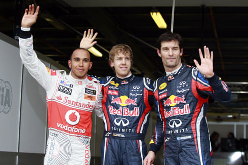 Vettel on pole in Australia