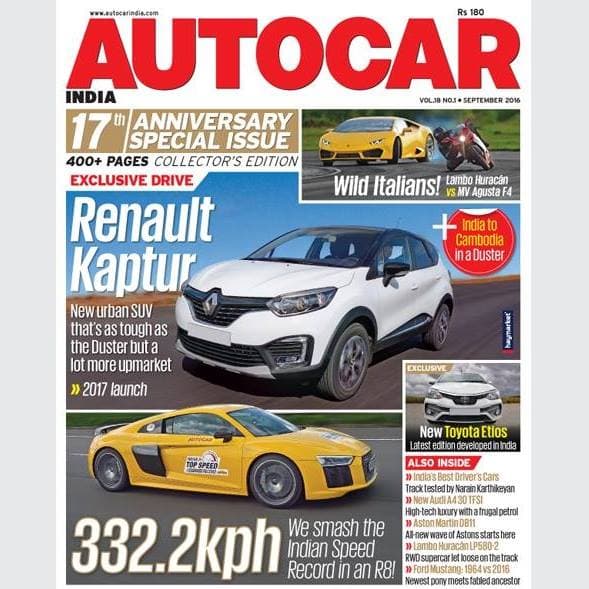 Autocar India: September 2016