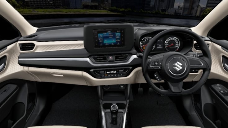 Maruti Dzire VXi interior Maruti Dzire VXi interior