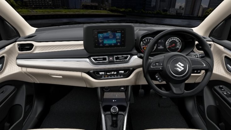 Maruti Dzire ZXi interior