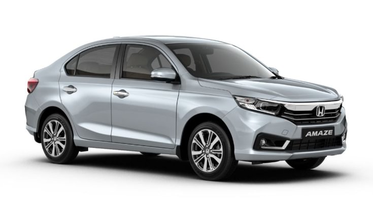 Old Honda Amaze front quarter