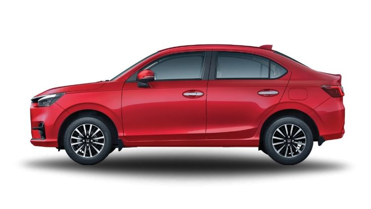 New Honda Amaze side profile