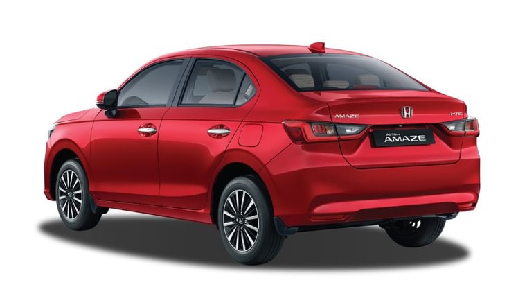 New Honda Amaze rear quarter