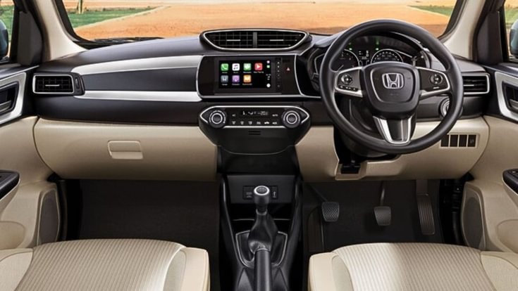 Old Honda Amaze interior