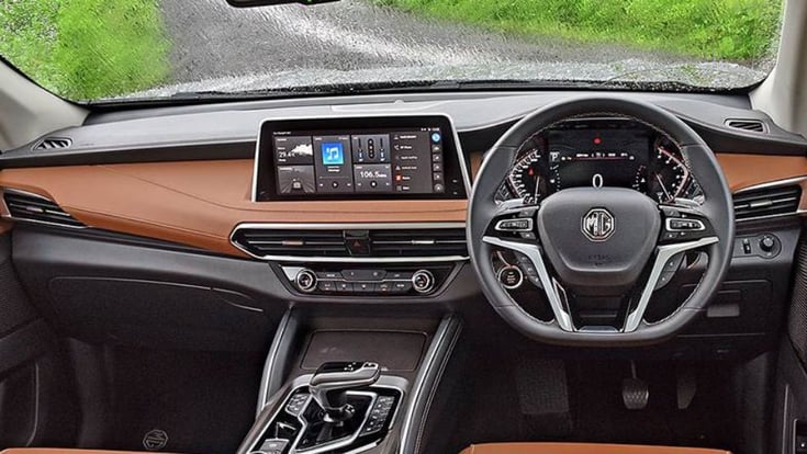 MG Gloster interior MG Gloster interior