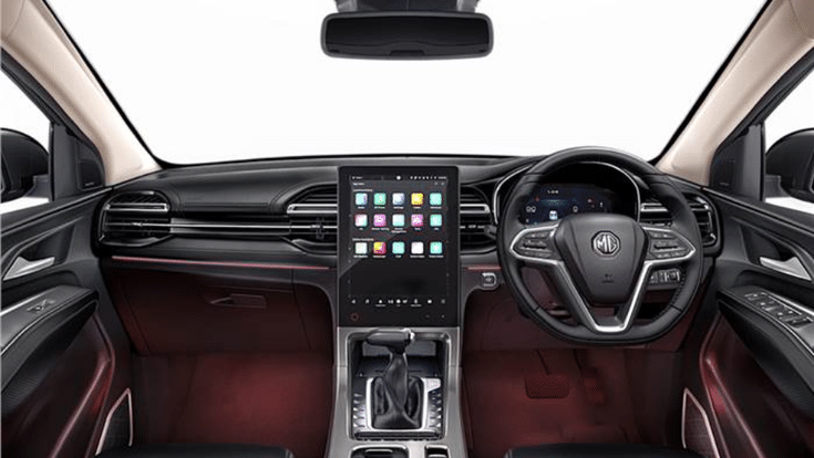 MG Hector Blackstorm Interior
