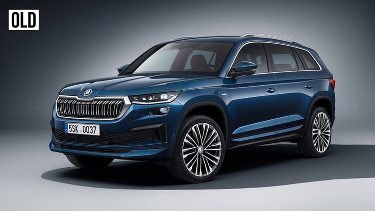 Skoda Kodiaq old front quarter