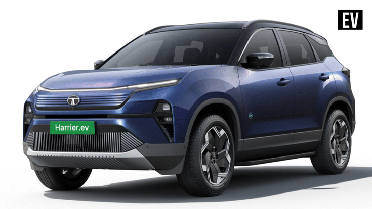 Tata Harrier EV in studio