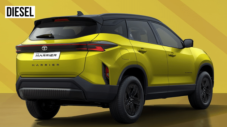 Tata Harrier rear in studio