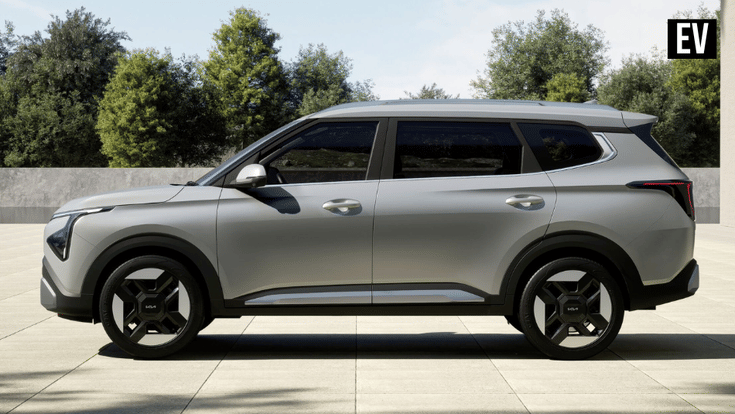 kia carens clavis ev side