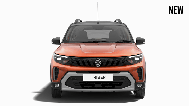 renault triber facelift front renault triber facelift front