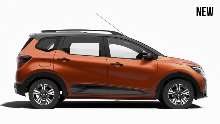 renault triber facelift side profile