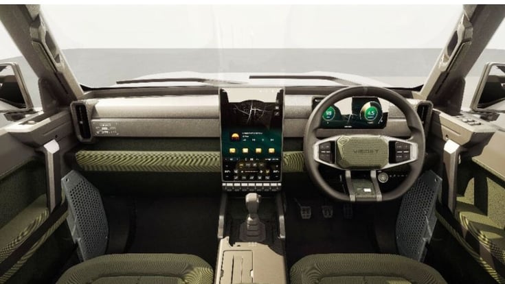 Mahindra Vision T interior Mahindra Vision T interior