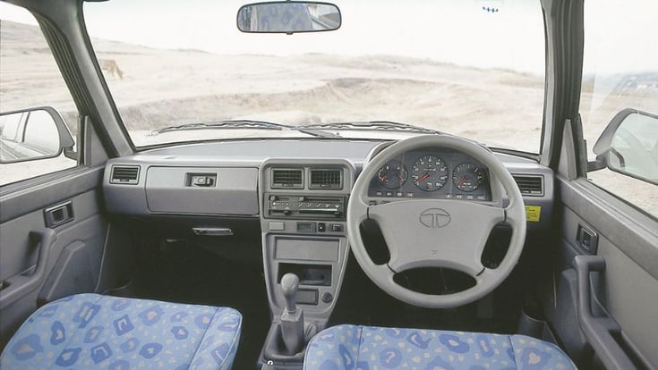 Old Tata Sierra interior Old Tata Sierra interior