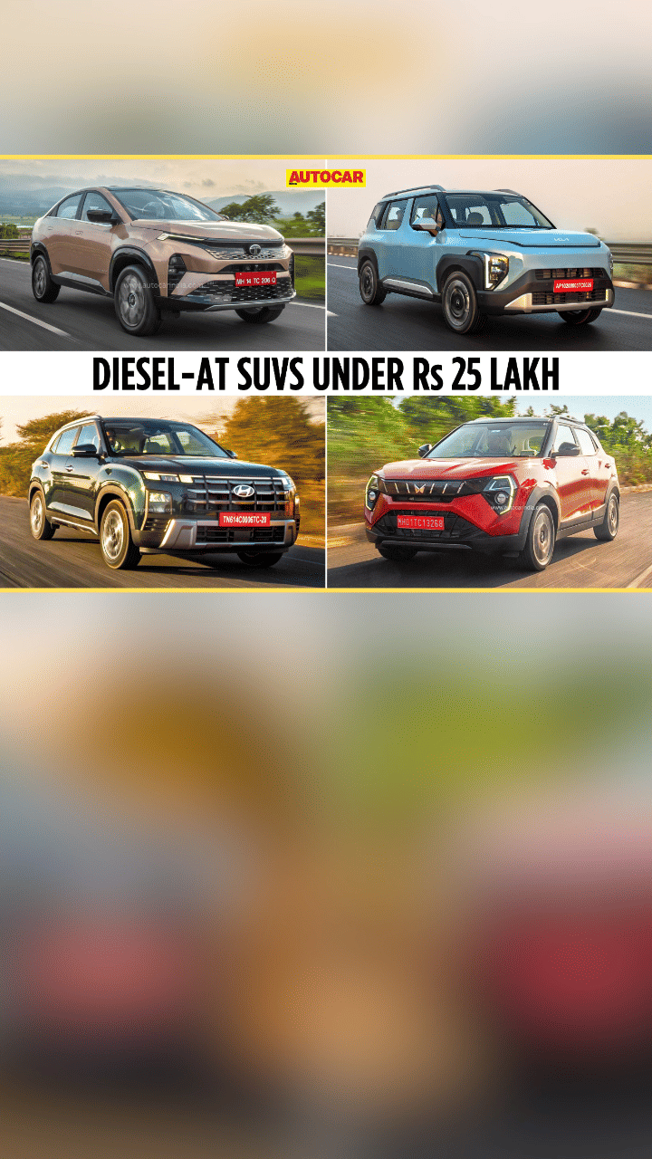 Diesel automatic SUVs under Rs 25 lakh