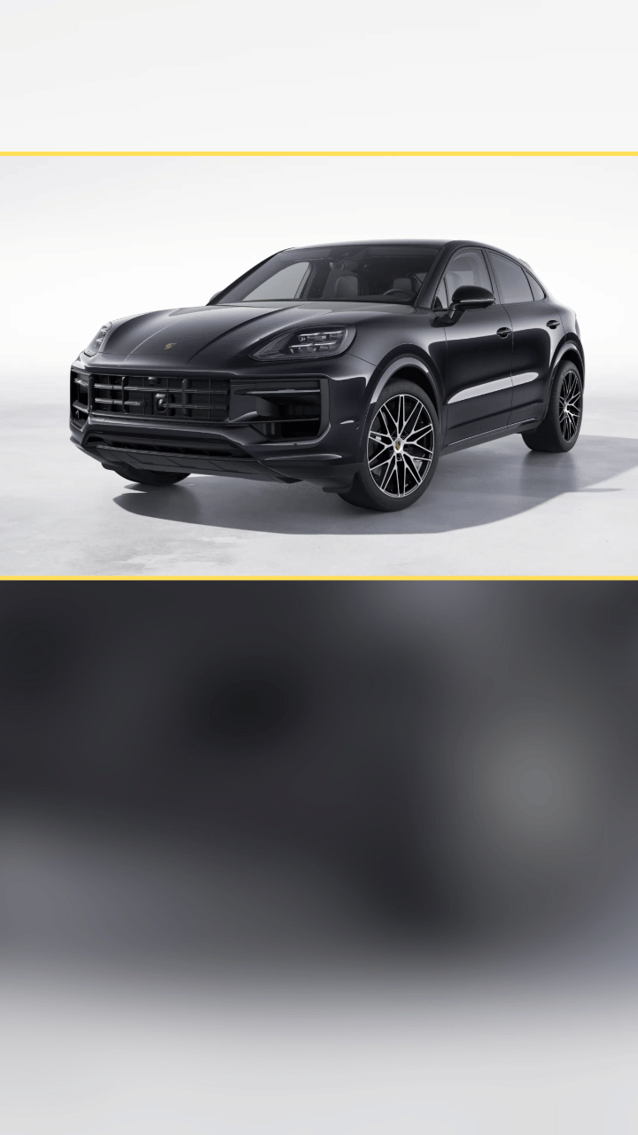 Porsche Cayenne, Cayenne Coupe Black Edition exterior