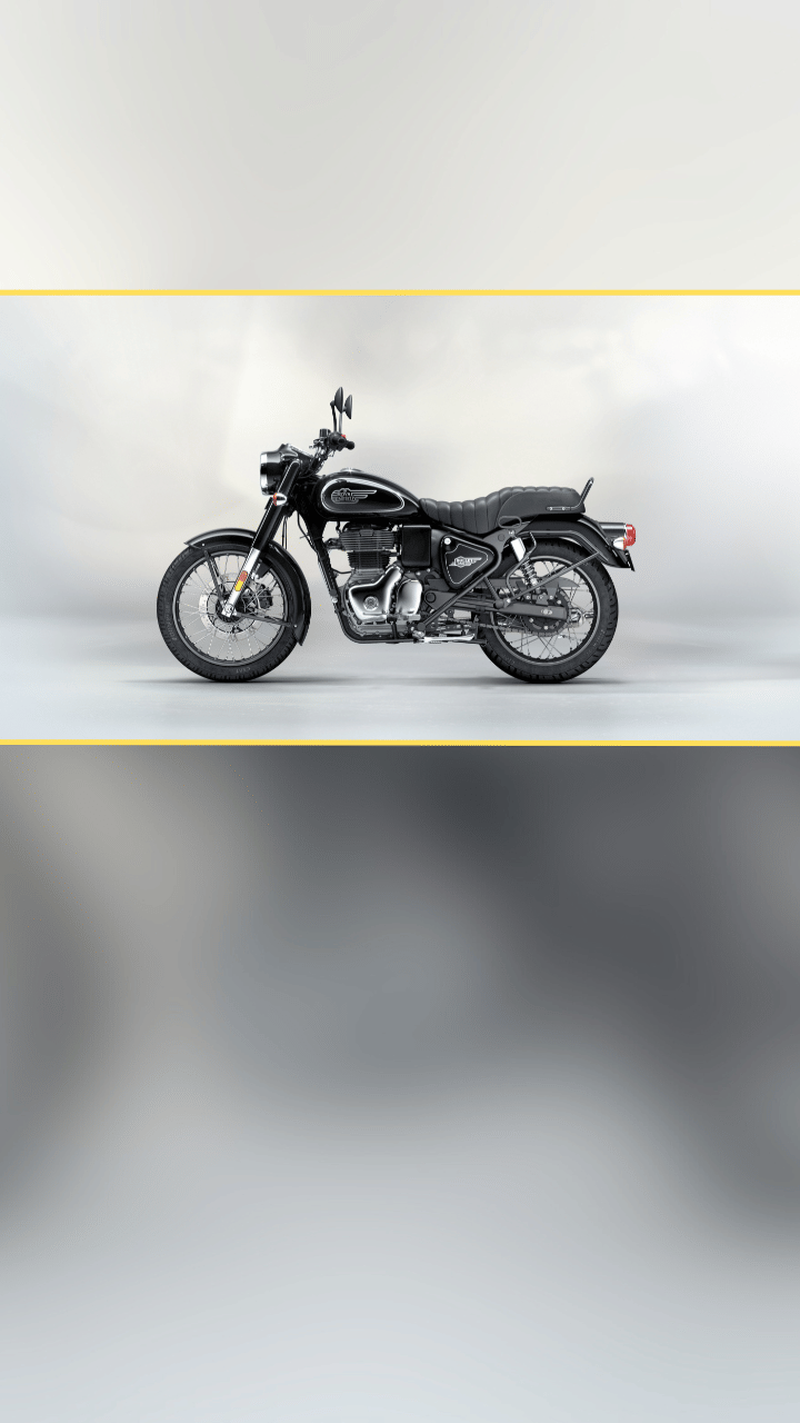 Royal Enfield Bullet 350 based on Classic 350 platform; rivals Honda CB350, Jawa 350, Harley-Davidson X440 Denim.