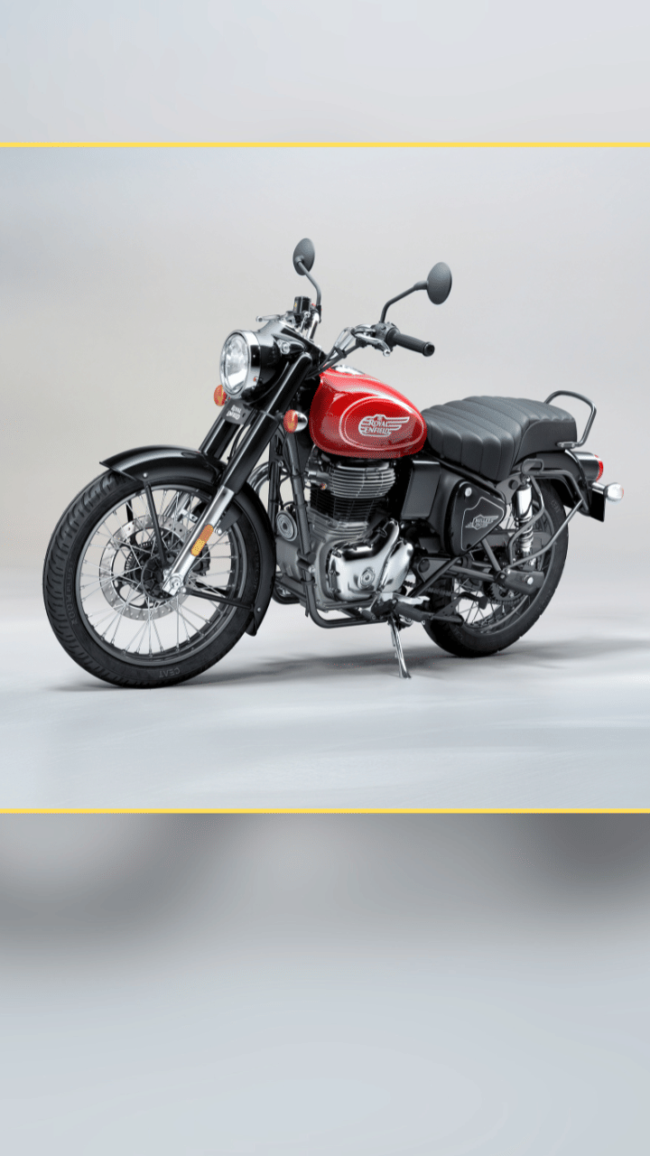 Royal Enfield Bullet 350 based on Classic 350 platform; rivals Honda CB350, Jawa 350, Harley-Davidson X440 Denim.