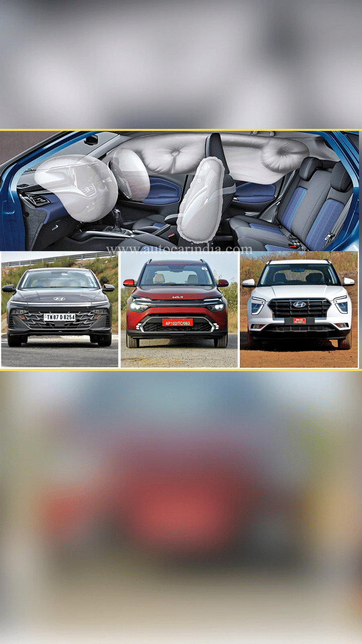 Cars, SUVs with 6 airbags