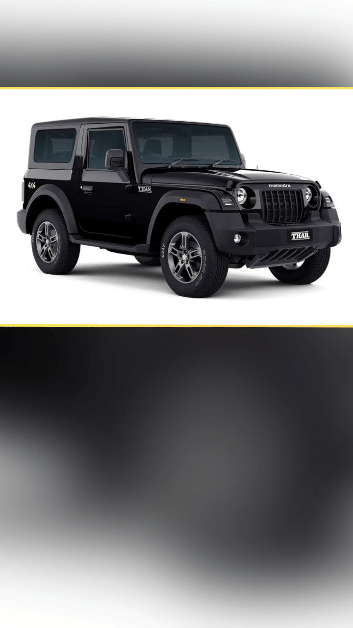Mahindra Thar stealth black