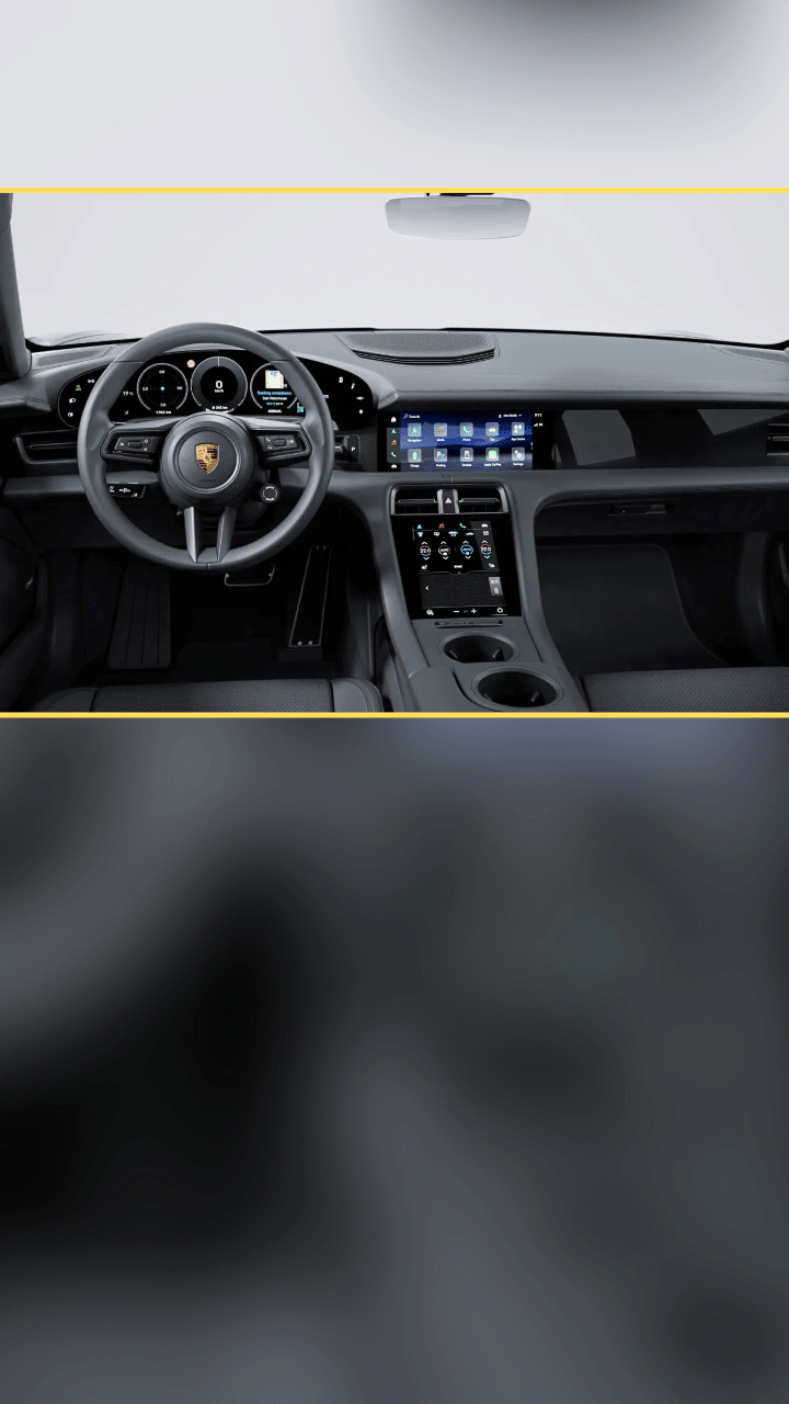 Porsche Taycan 4S Black Edition interior