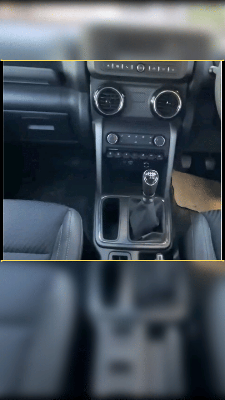 New Mahindra Thar interior